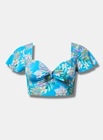 Wireless Flutter Sleeve Swim Top