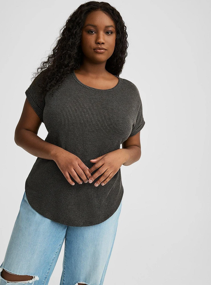 Scoop Neck Dolman Tee