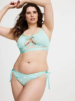 Daisy Lace Side-Tie Tanga Panty