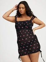 Cherry Lace Wireless Chemise