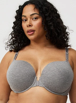 Perfect T-Shirt Push-Up Front-Close Cotton Bra
