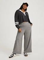 Rugby V-Neck Crop Top