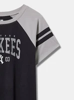 MLB New York Yankees Cotton Varsity Ringer Tee