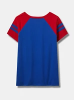 MLB Chicago Cubs Cotton Varsity Ringer Tee