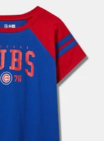 MLB Chicago Cubs Cotton Varsity Ringer Tee