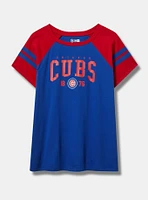 MLB Chicago Cubs Cotton Varsity Ringer Tee