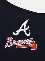 MLB Atlanta Braves Cotton Off-Shoulder Tee