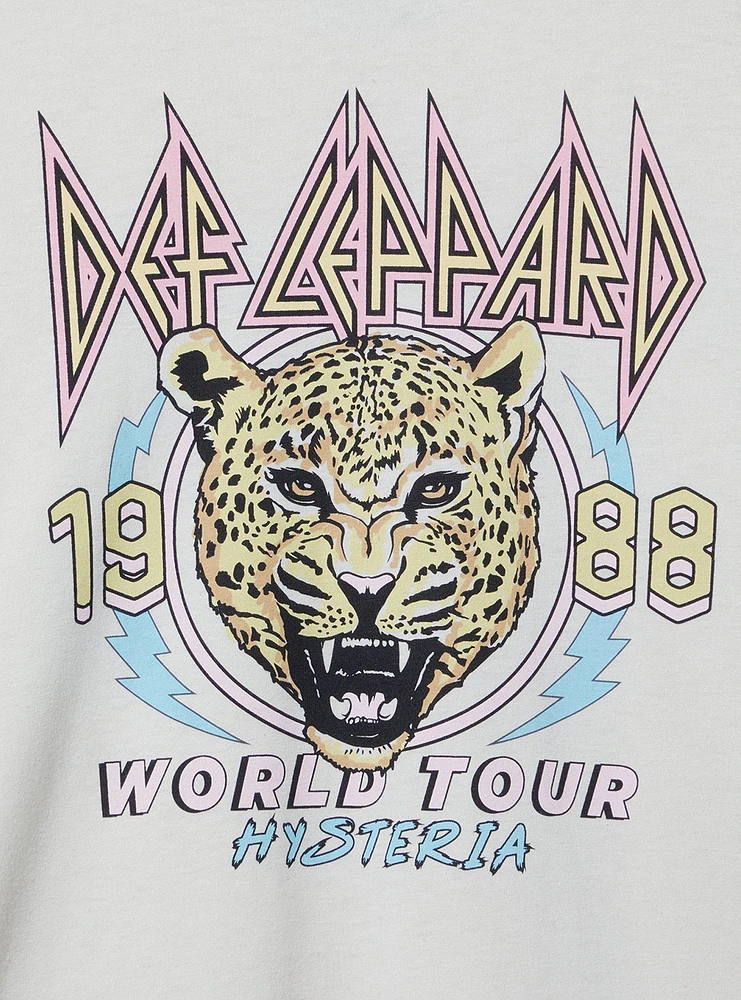 Def Leppard Classic Fit Crew Cotton Tee