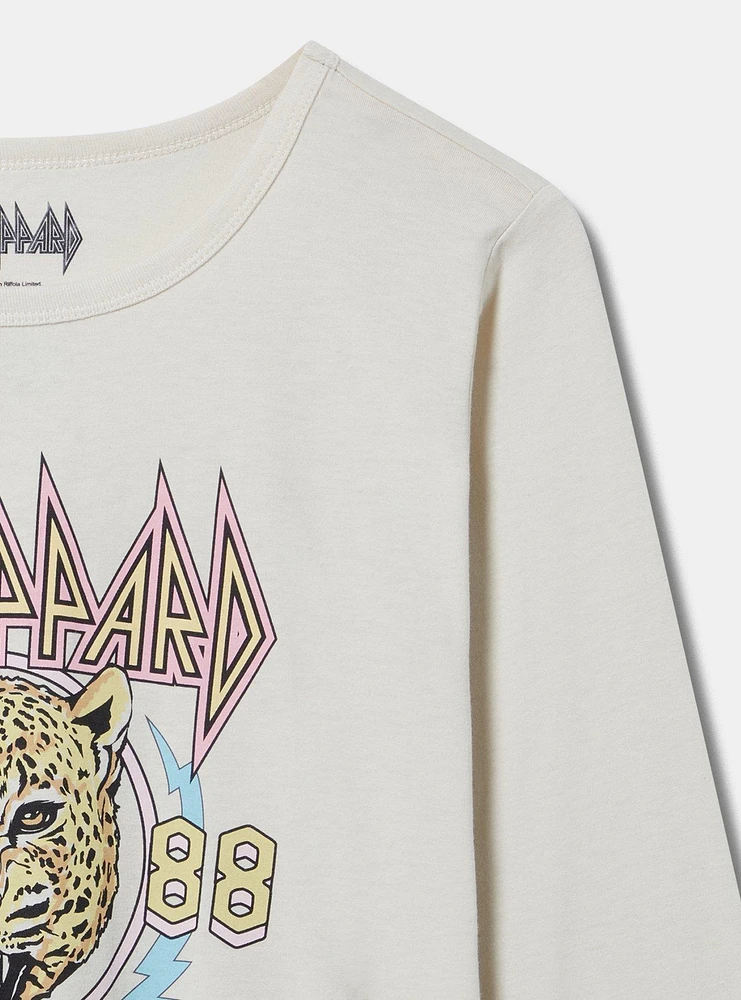 Def Leppard Classic Fit Crew Cotton Tee