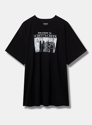 Schitt's Creek Oversized Cotton Crew Tunic Tee