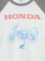 HONDA CLASSIC FIT COTTON RAGLAN 3/4 SLEEVE TEE