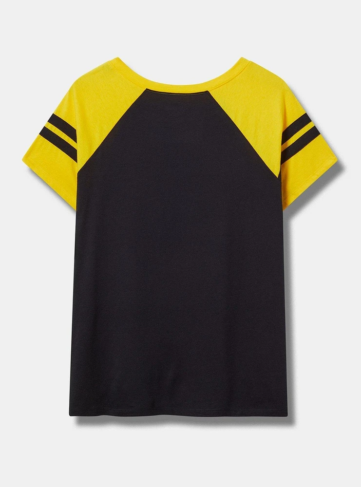 MLB Milwaukee Brewers Cotton Varsity Ringer Tee