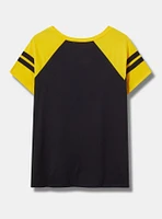 MLB Milwaukee Brewers Cotton Varsity Ringer Tee