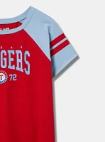 MLB Texas Rangers Cotton Varsity Ringer Tee
