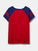 MLB Philadelphia Phillies Cotton Varsity Ringer Tee
