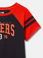 MLB Detroit Tigers Cotton Varsity Ringer Tee