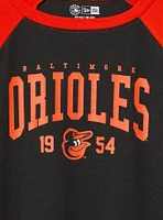 MLB Baltimore Orioles Cotton Varsity Ringer Tee