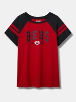 MLB Cincinnati Reds Cotton Varsity Ringer Tee
