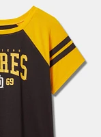 MLB San Diego Padres Cotton Varsity Ringer Tee