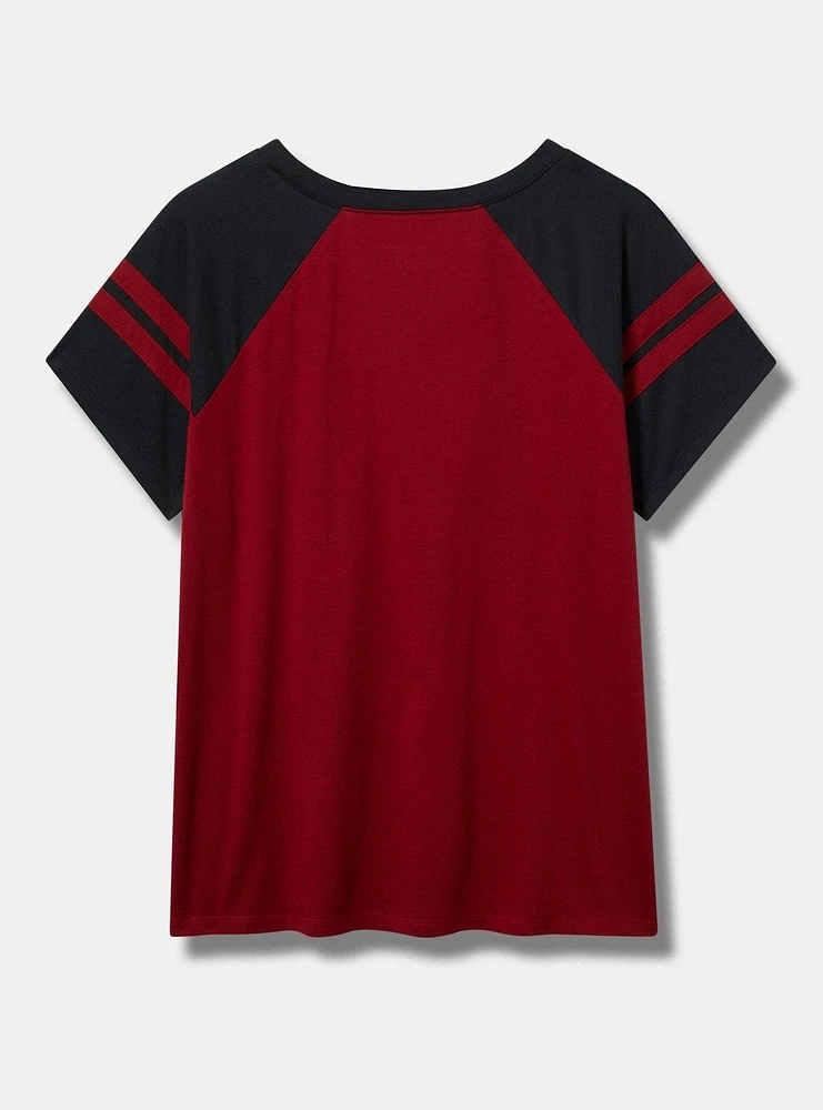 MLB Arizona Diamondbacks Cotton Varsity Ringer Tee