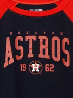 MLB Houston Astros Cotton Varsity Ringer Tee