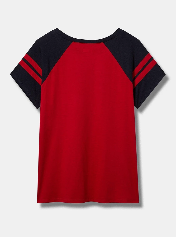 MLB St. Louis Cardinals Cotton Varsity Ringer Tee