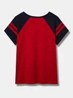 MLB St. Louis Cardinals Cotton Varsity Ringer Tee