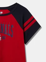 MLB St. Louis Cardinals Cotton Varsity Ringer Tee