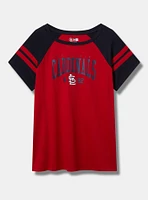 MLB St. Louis Cardinals Cotton Varsity Ringer Tee