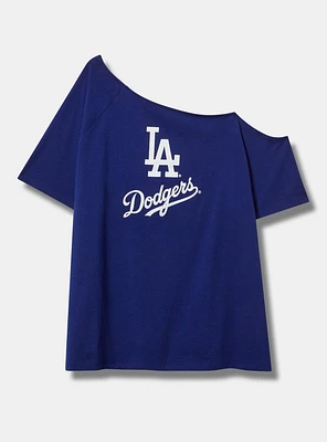 MLB Los Angeles Dodgers Cotton Off-Shoulder Tee