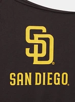 MLB San Diego Padres Cotton Off-Shoulder Tee