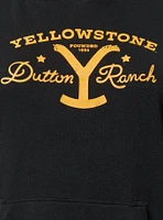 YELLOWSTONE RELAXED FIT FLEECE HOODIE