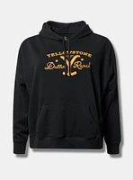 YELLOWSTONE RELAXED FIT FLEECE HOODIE