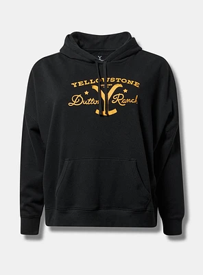 YELLOWSTONE RELAXED FIT FLEECE HOODIE