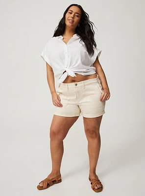 5'' Perfect Mid-Rise Jean Short