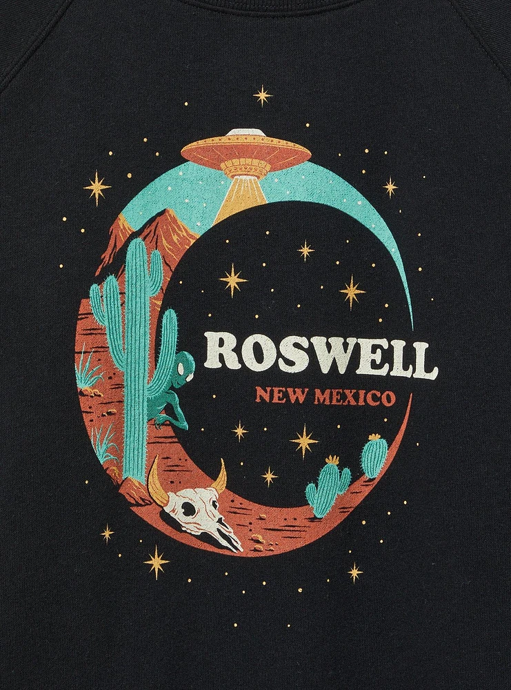 Roswell Classic Cozy Fleece Raglan Sweatshirt
