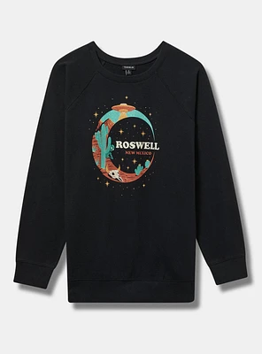 Roswell Classic Cozy Fleece Raglan Sweatshirt