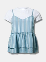 Two-fer Cami Crew Tee