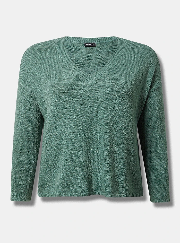 V-Neck Pullover Sweater