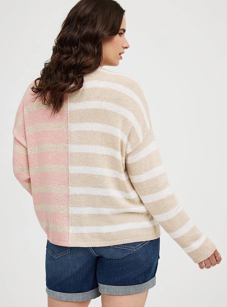 V-Neck Pullover Sweater