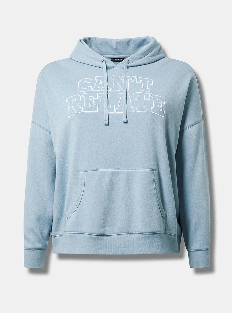 Can't Relate Relaxed Cozy Fleece Hi-Lo Hoodie