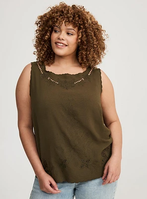 Embroidered Tank
