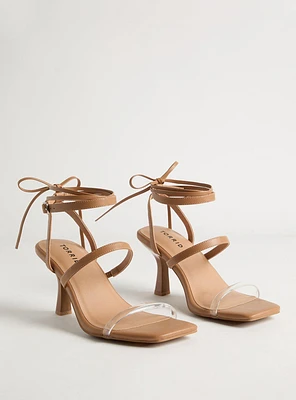 Wrap Heel Strappy Sandal (WW