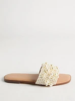 Pearl Embellished Slide (WW