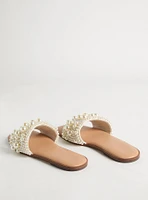 Pearl Embellished Slide (WW