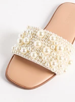 Pearl Embellished Slide (WW