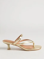Kitten Heel Thong Sandal (M