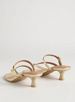 Kitten Heel Thong Sandal (M