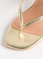 Kitten Heel Thong Sandal (M