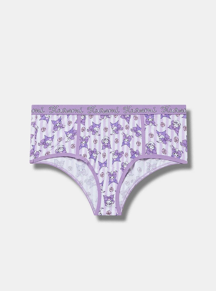Kuromi Mid-Rise Cotton Cheeky Panty
